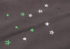 Sp5der Green Foam Printing High Weight Hoodie-Grey #8209