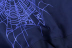 Sp5der Varsity Web Crewneck Sweatshirt Navy