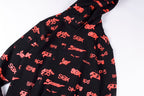 SP5DER graphic-print "Black" Hoodie