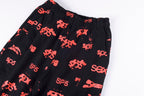 SP5DER graphic-print "Black" Track Pants