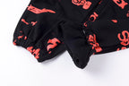 SP5DER graphic-print "Black" Track Pants