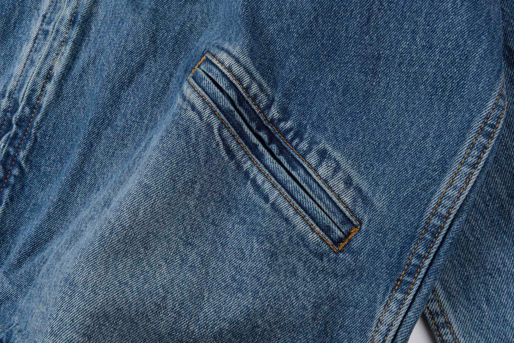 Sp5der 555555 demin jean jacket