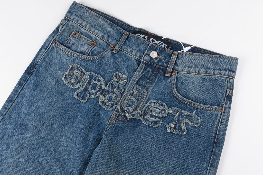 Sp5der 555555 demin jean pant