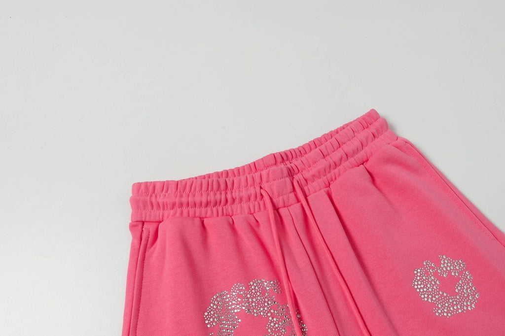 Denim Tears Cashmere Swarovski Cotton Wreath Shorts