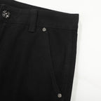 Chrome Hearts American street art cross with straight shaft Pants W10